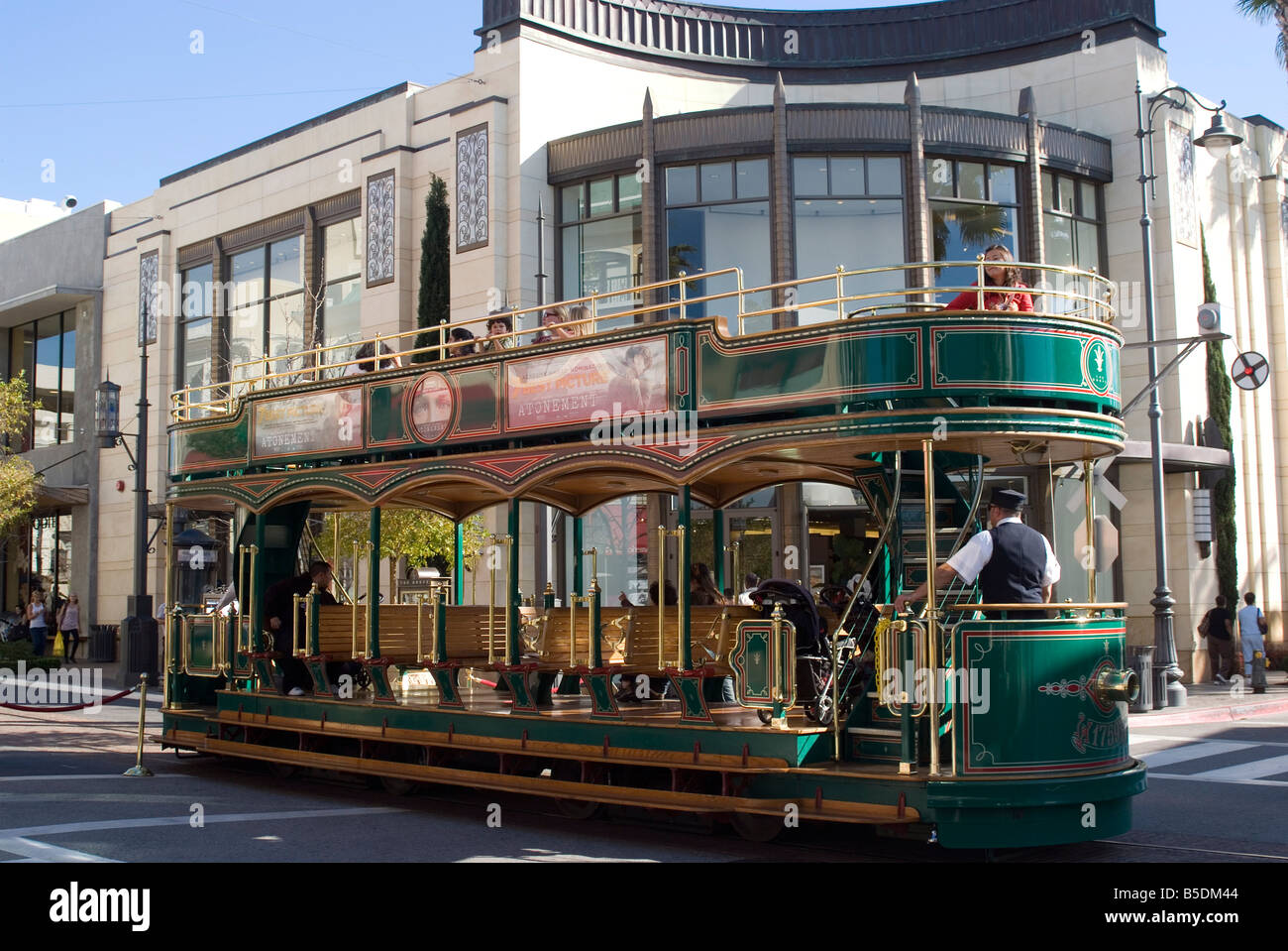 Straßenbahn, die Grove Shopping Mall, Los Angeles, Kalifornien, USA, Nordamerika Stockfoto