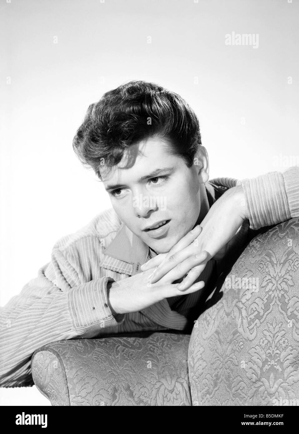 Sänger Cliff Richards. Ca. 1958 Stockfotografie Alamy Sänger Cliff Richards. Ca. 1958 Stockfotografie Alamy