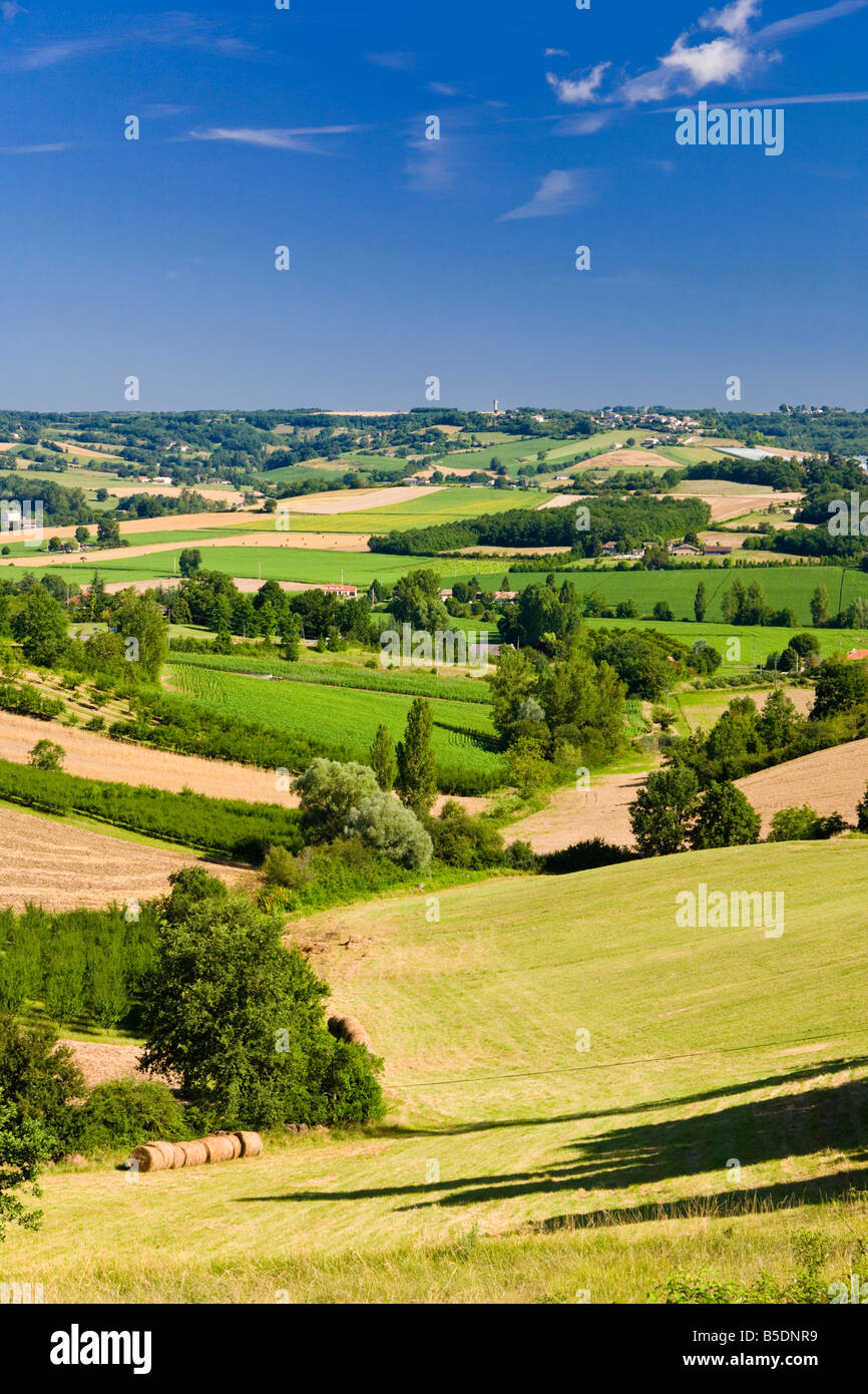 Französische Landschaft in Tarn et Garonne, Frankreich, Europa Stockfoto