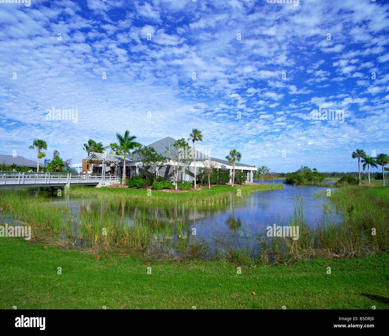 Ein Besucherzentrum in Feuchtgebieten Everglades Nationalpark Florida USA N Francis Stockfoto