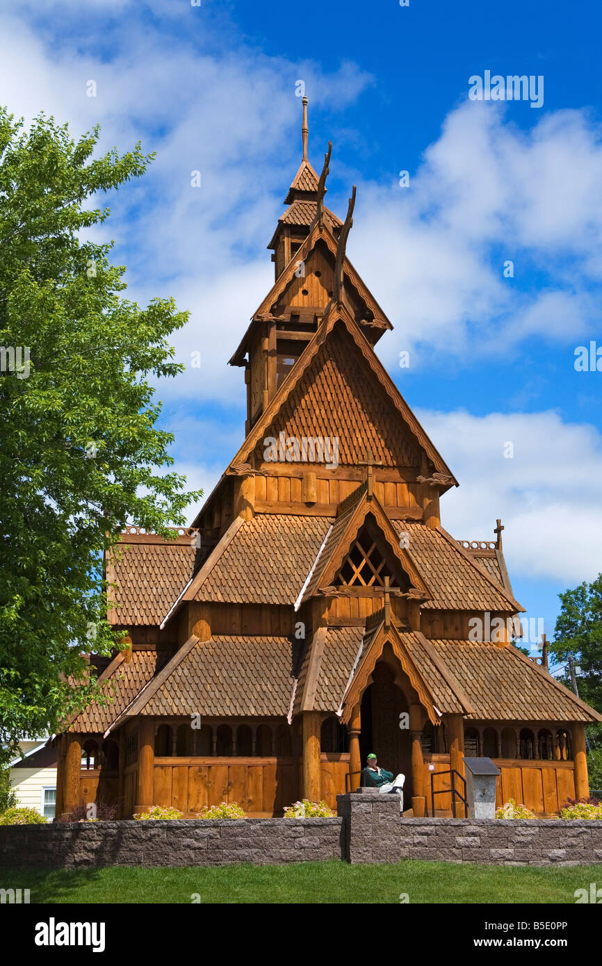 Scandinavian Heritage Park, Minot, North Dakota, USA, Nordamerika Stockfoto