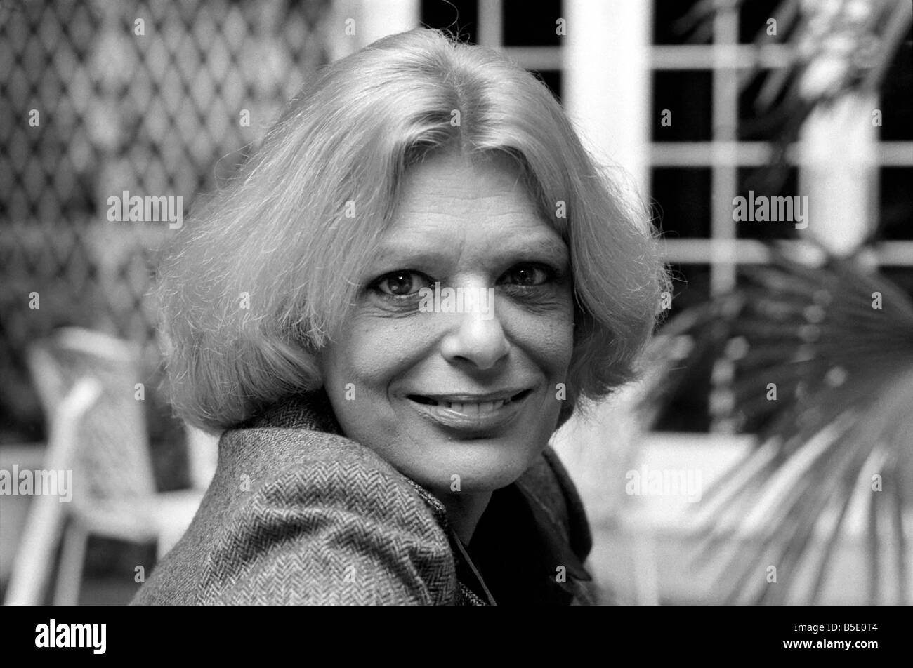 Griechische Schauspielerin Melina Mercouri. April 1976 Stockfoto