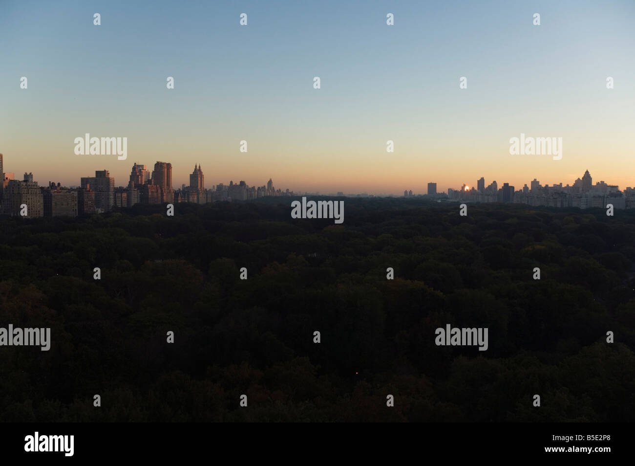 Blick auf den Central Park, Blick nach Norden, Manhattan, New York, New York State, USA, Nordamerika Stockfoto