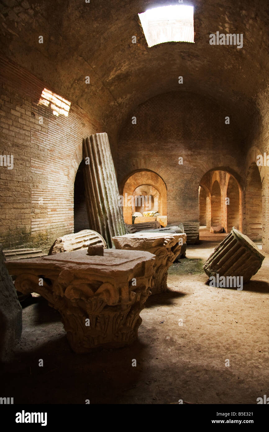 NERONISCHE FLAVIAN Amphitheater römische Ruinen in Pozzuoli-Neapel-Kampanien-Italien Stockfoto