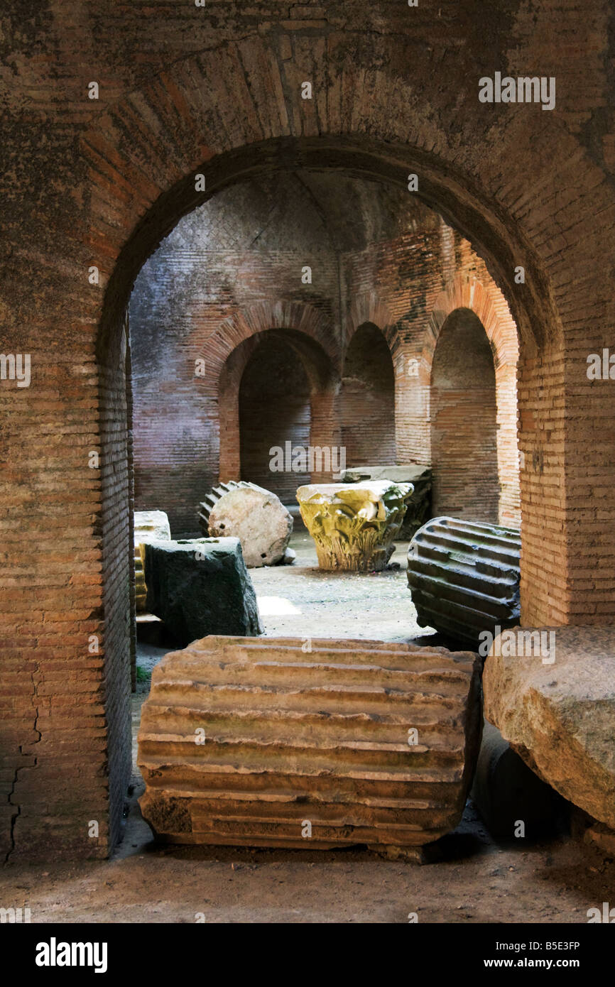 NERONISCHE FLAVIAN Amphitheater römische Ruinen in Pozzuoli-Neapel-Kampanien-Italien Stockfoto