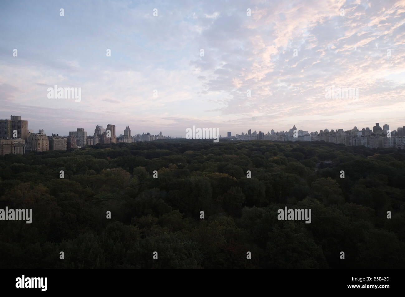 Blick auf den Central Park, Blick nach Norden, Manhattan, New York, New York State, USA, Nordamerika Stockfoto