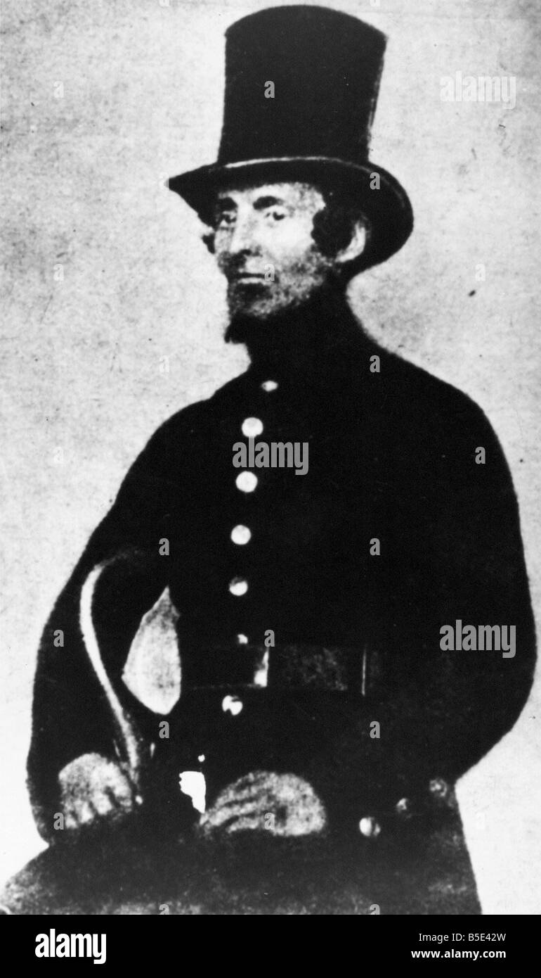 Einer der Robert Peel s Schäler ersten Polizisten Stockfoto