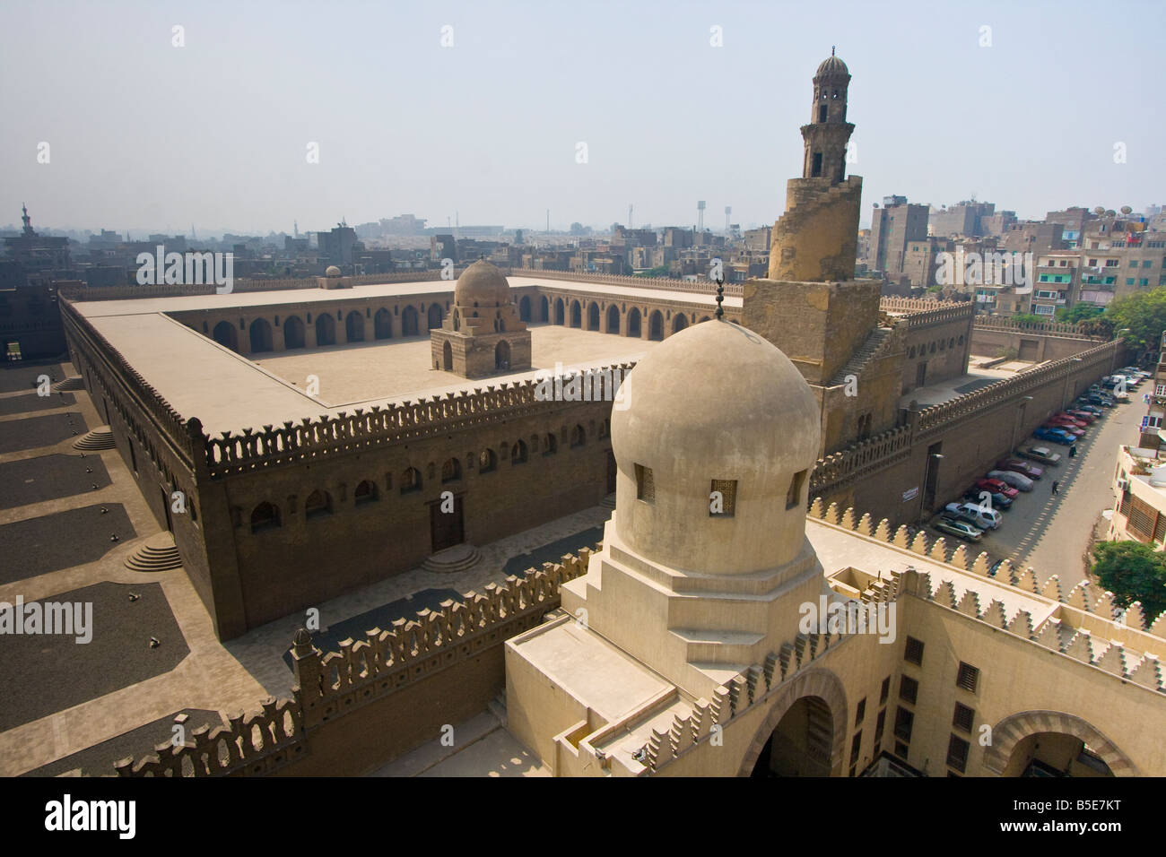 Ibn-Tulun-Moschee in Cairo Egpyt Stockfoto
