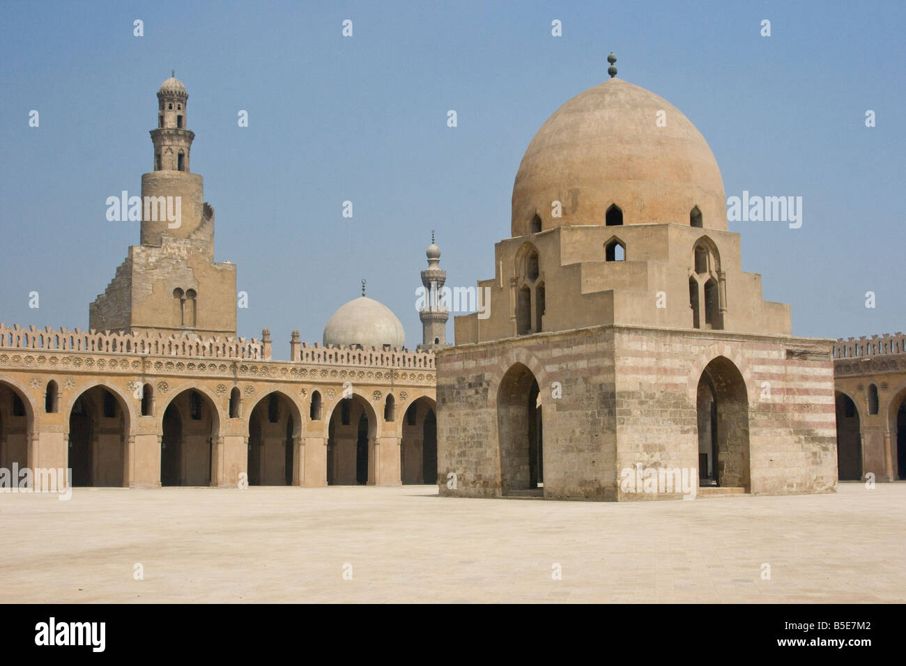 Ibn-Tulun-Moschee in Cairo Egpyt Stockfoto