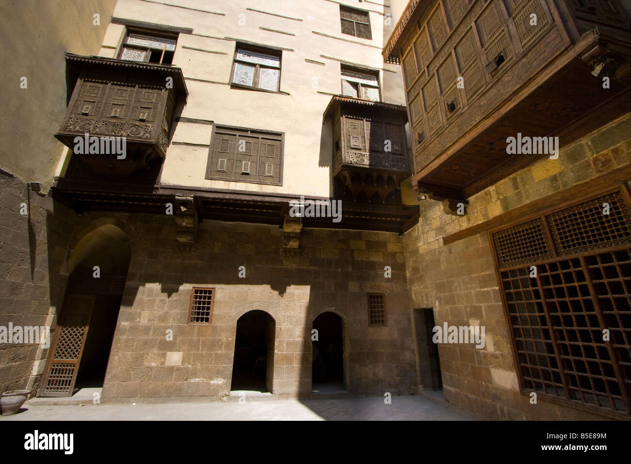 Beit Zeinab al Kahtoun osmanischen Haus im islamischen Kairo Ägypten Stockfoto
