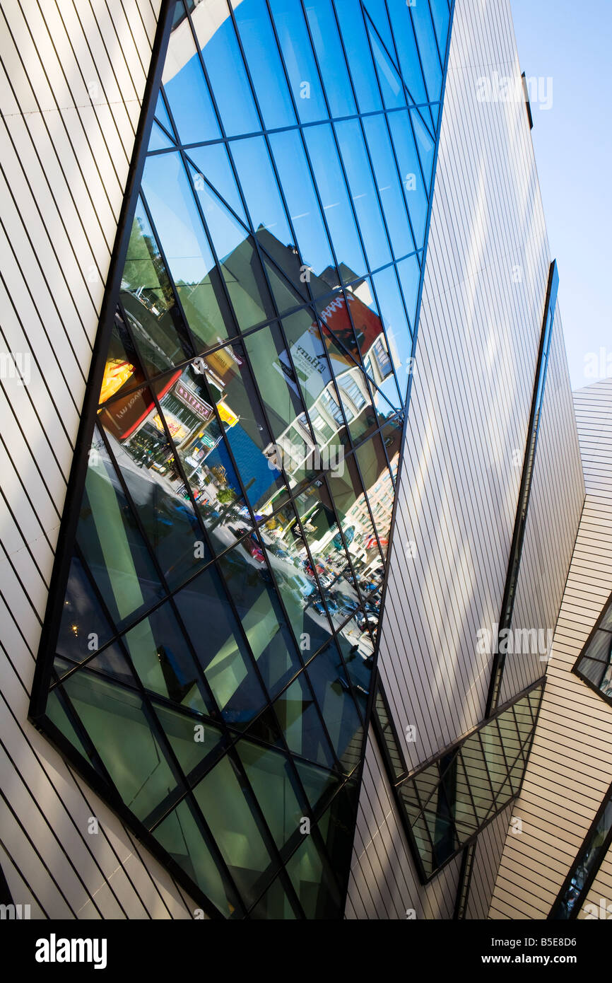 Cristal Michael Lee Chin Crystal Royal Ontario Museum Toronto Ontario Kanada Stockfoto