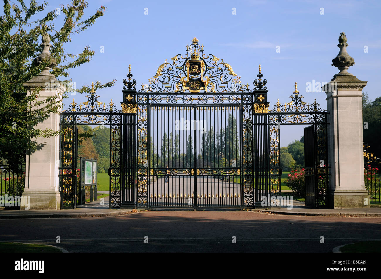 Das Jubiläum Tore Inner Circle Regents Park London Stockfoto