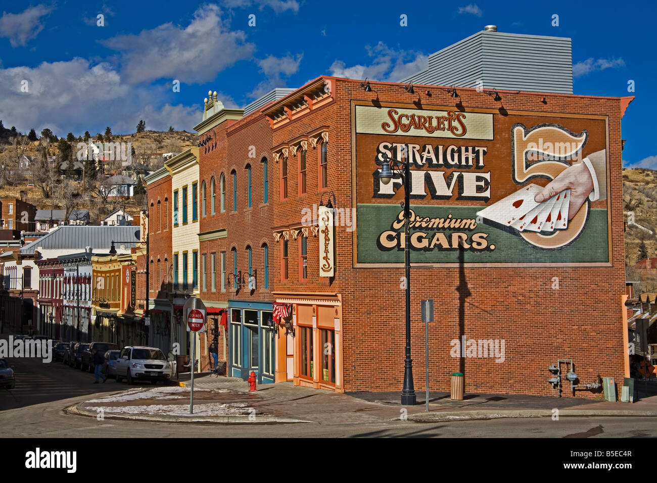 Historische Innenstadt von Central City, Rocky Mountains, Colorado, USA, Nordamerika Stockfoto