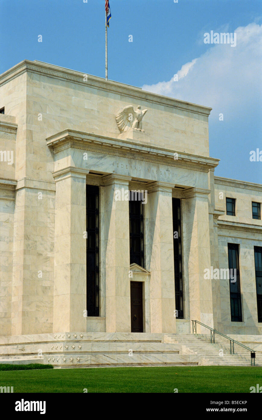 Federal Reserve Bank Washington D C Vereinigte Staaten von Amerika-Nordamerika Stockfoto