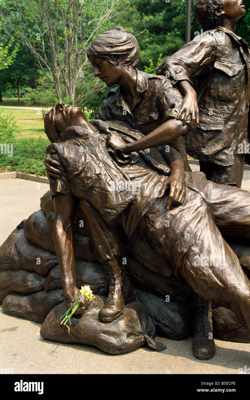 Vietnam-Krieg Memorial Washington D C Vereinigte Staaten von Amerika Nordamerika Stockfoto
