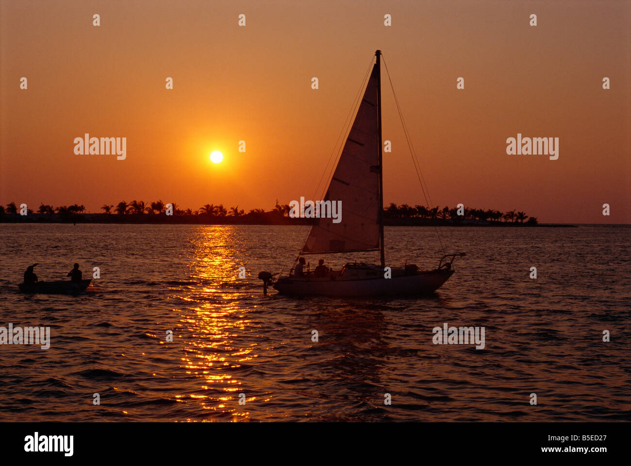 Sunset Key West Florida Vereinigte Staaten von Amerika-Nordamerika Stockfoto