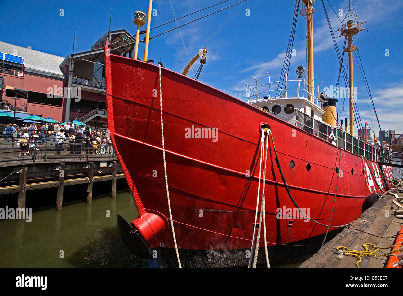 Ambrose Feuerschiff, South Street Seaport Museum, senken Sie Manhattan