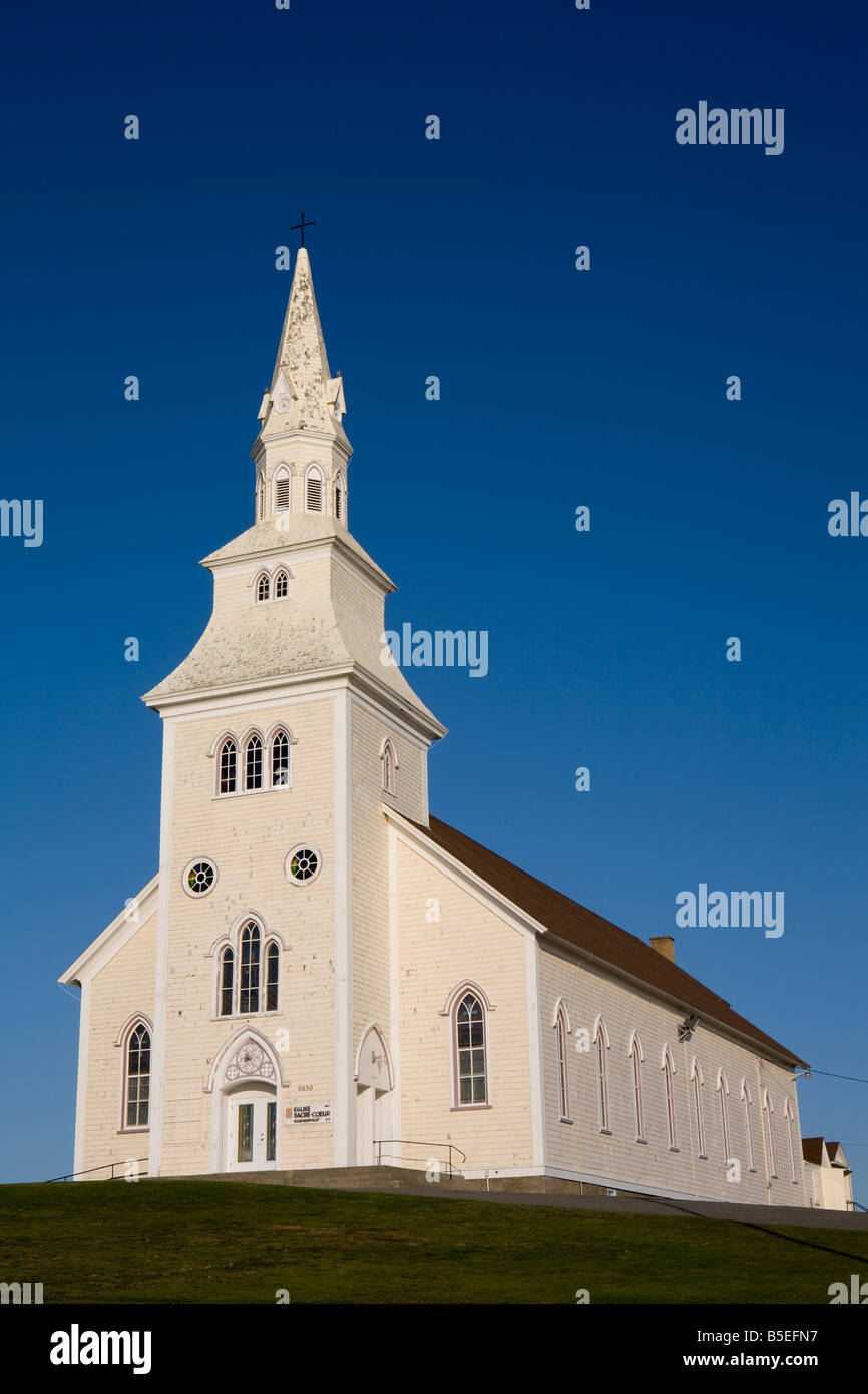 Sacred Heart Church Meteghan Nova Scotia Kanada Stockfoto
