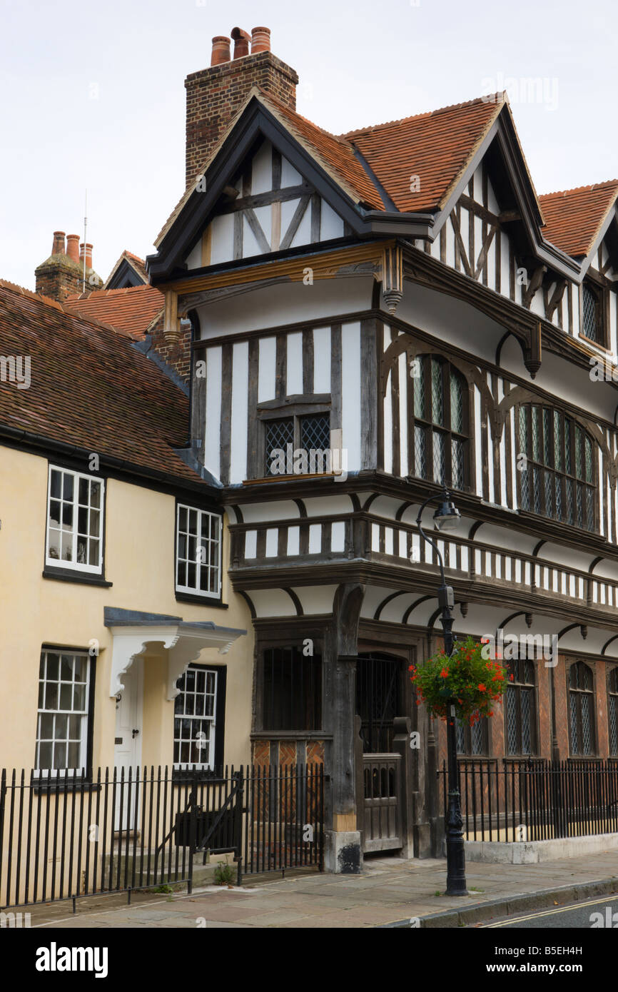 Tudor House Museum in der Stadt von Southampton Hampshire-England Stockfoto