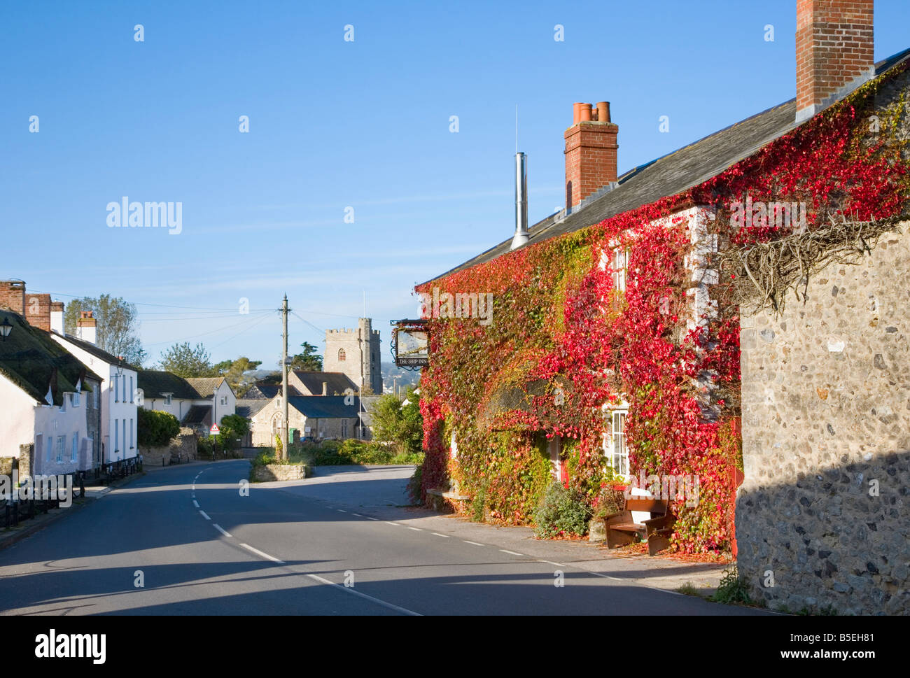 Die Ship Inn Axmouth Devon England Stockfoto