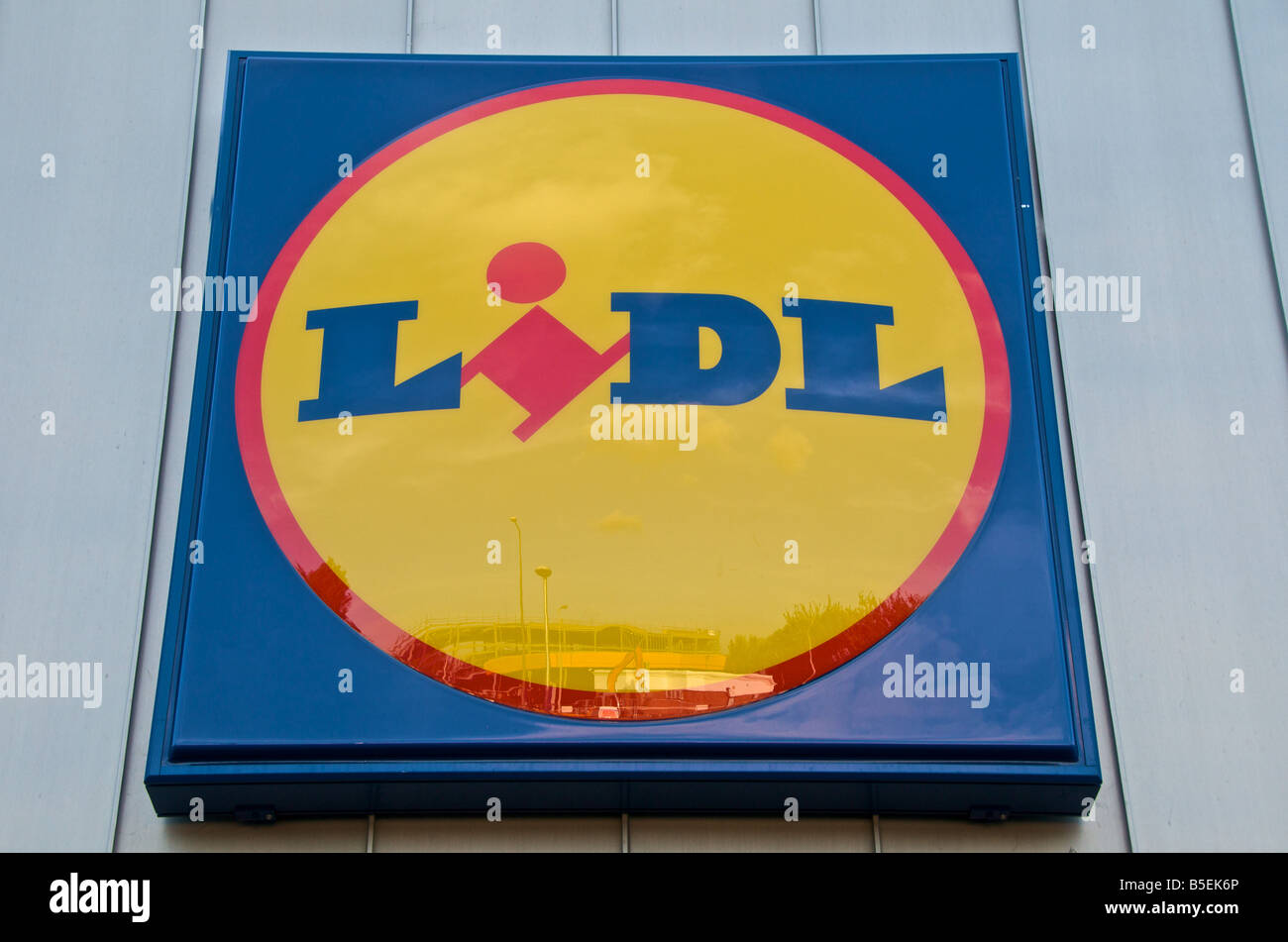 LIDL Supermarkt Kasse Check-out shop Stockfoto