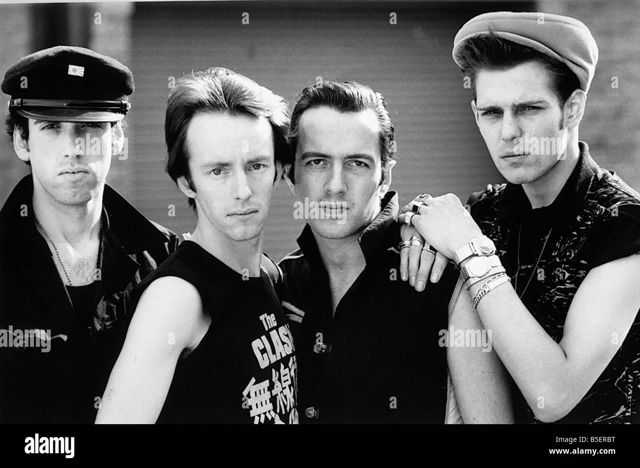 Der Clash britische pop-Gruppe Punk 1982 Stockfoto