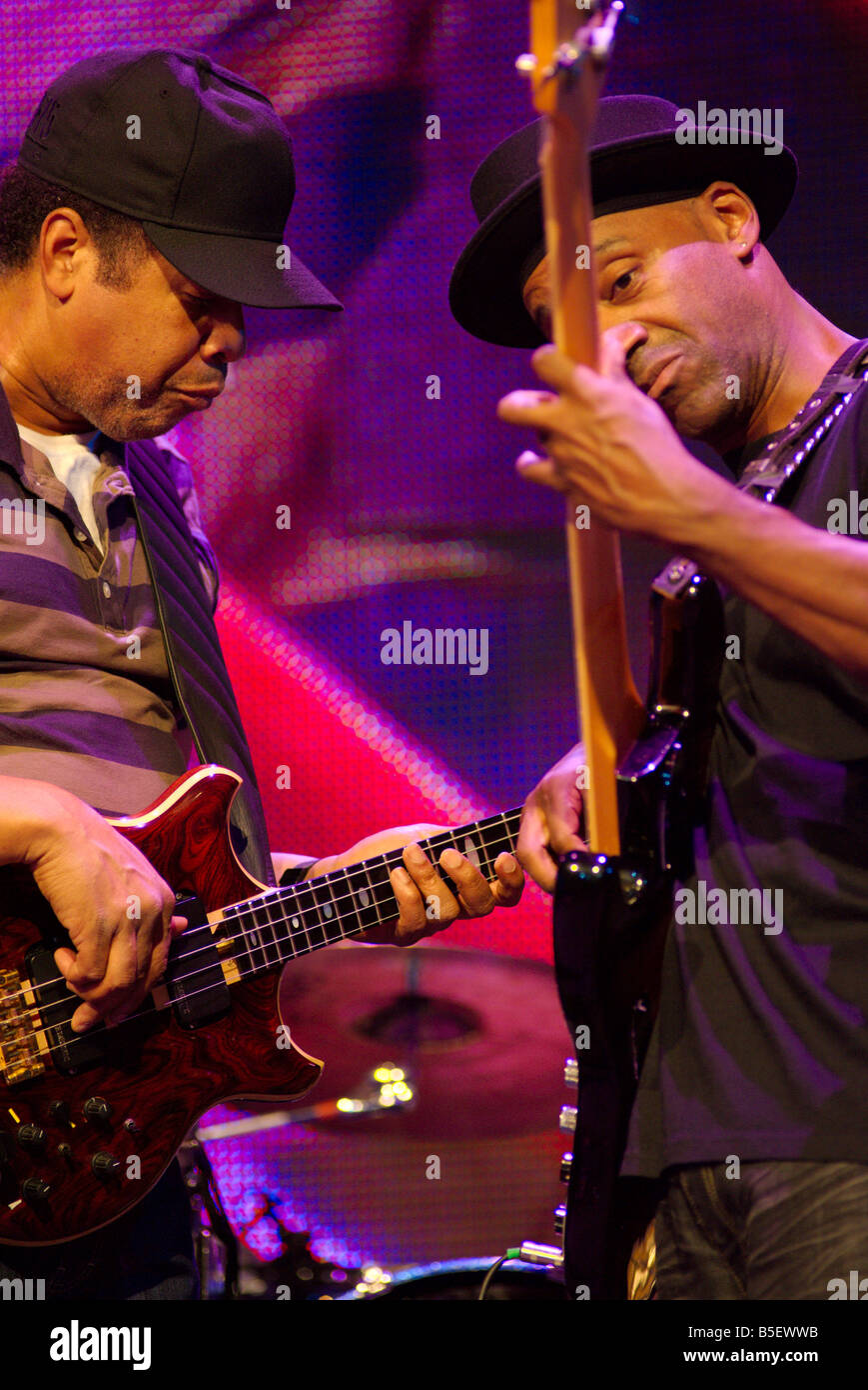 Clarke, Miller auf Bratislava Jazz Days 2008 Stockfoto