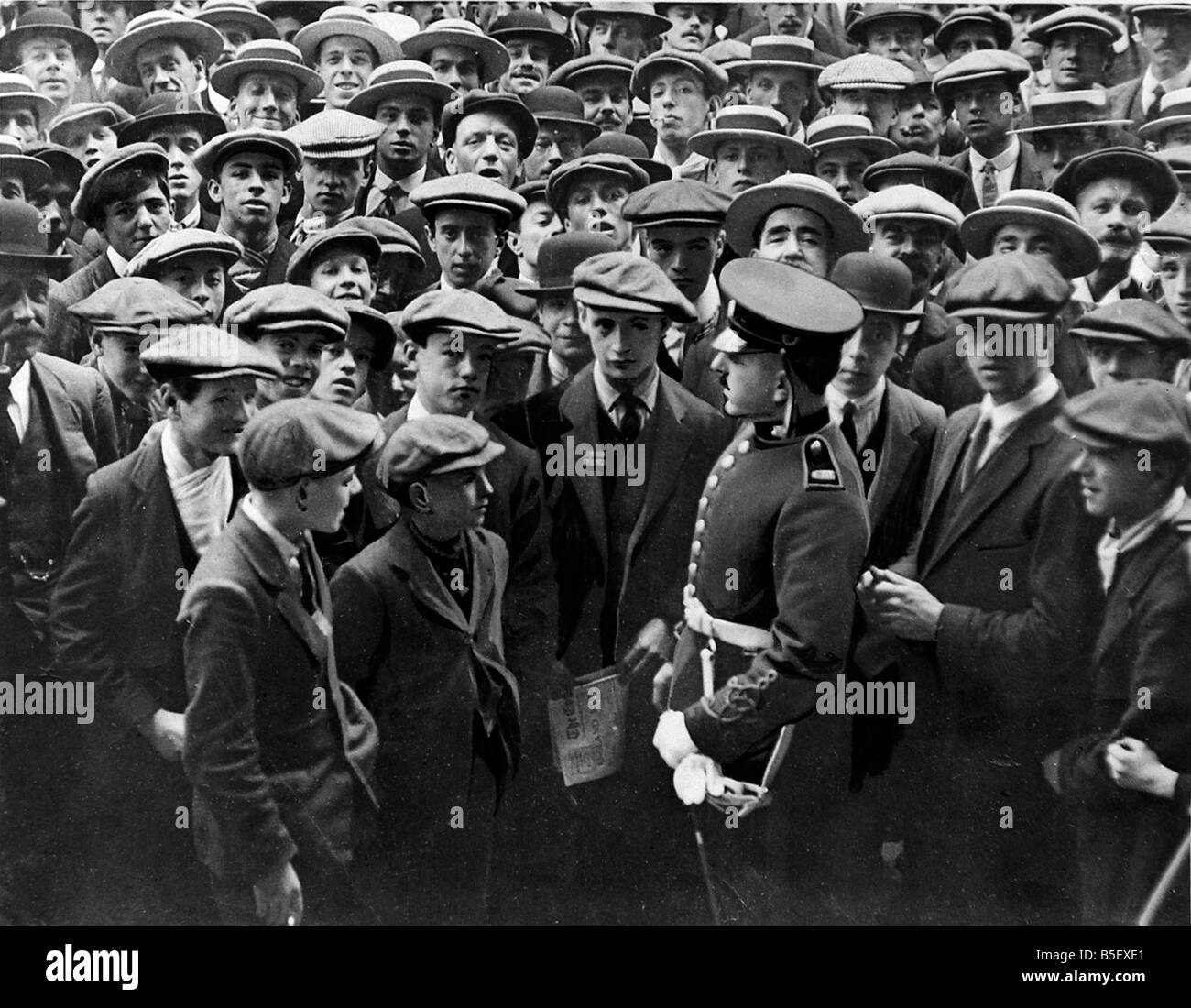 Recruiting für den ersten Weltkrieg. OP234E/1. Stockfoto