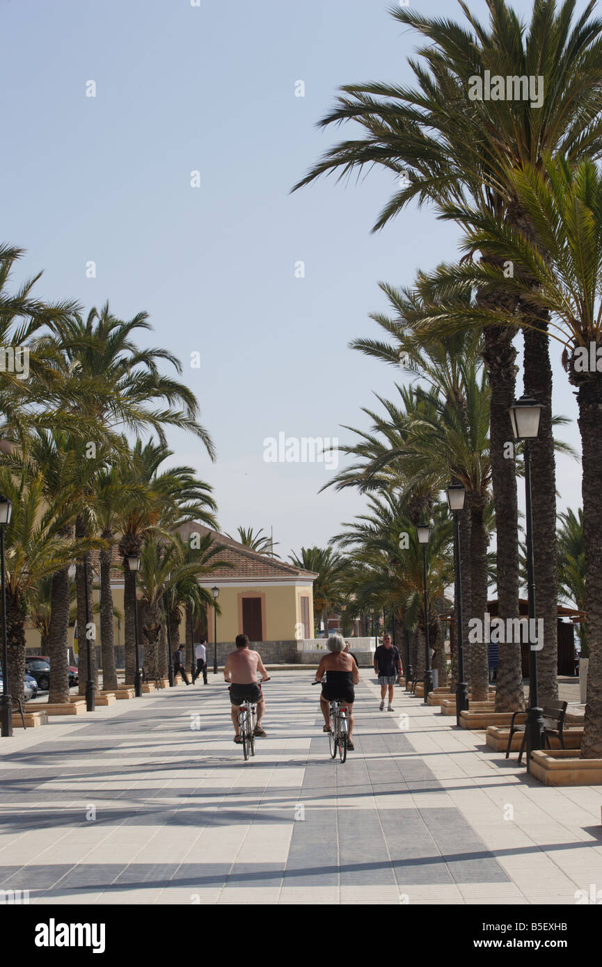 Resort Los Alcazares, am Rand des Mar Menor, Murcia, Spanien Stockfoto