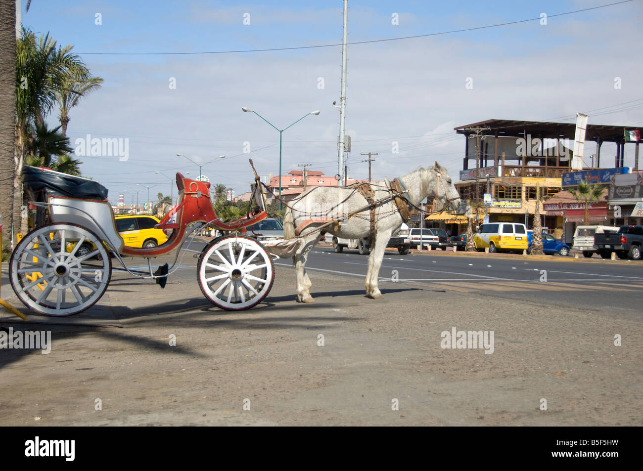 Medikament Kartell Mord korrupte Polizei Staat staatliche Eingriffe. Reiseverkehr zu ruinieren. Stockfoto