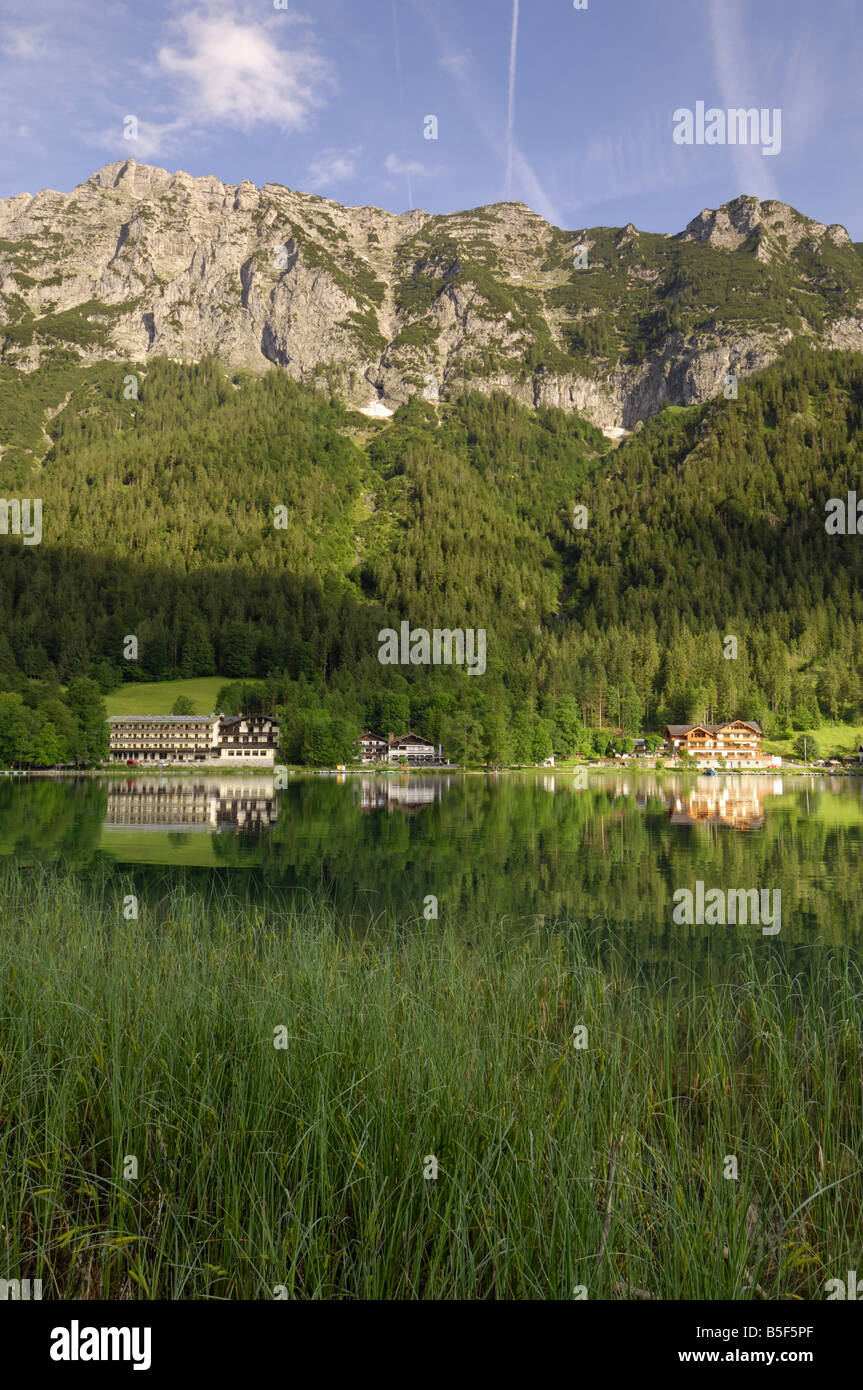 Hintersee-See in der Nähe von Ramsau, Berchtesgaden, Bayern, Deutschland Stockfoto