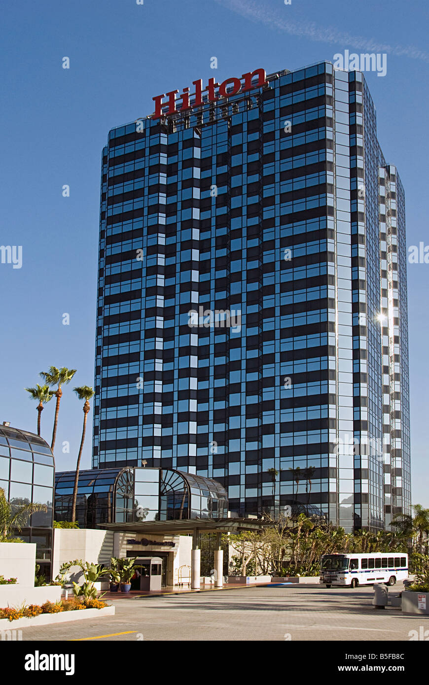 Hilton Hotel Universal City CA. Universal Studios Hollywood, Citywalk Stockfotografie Alamy