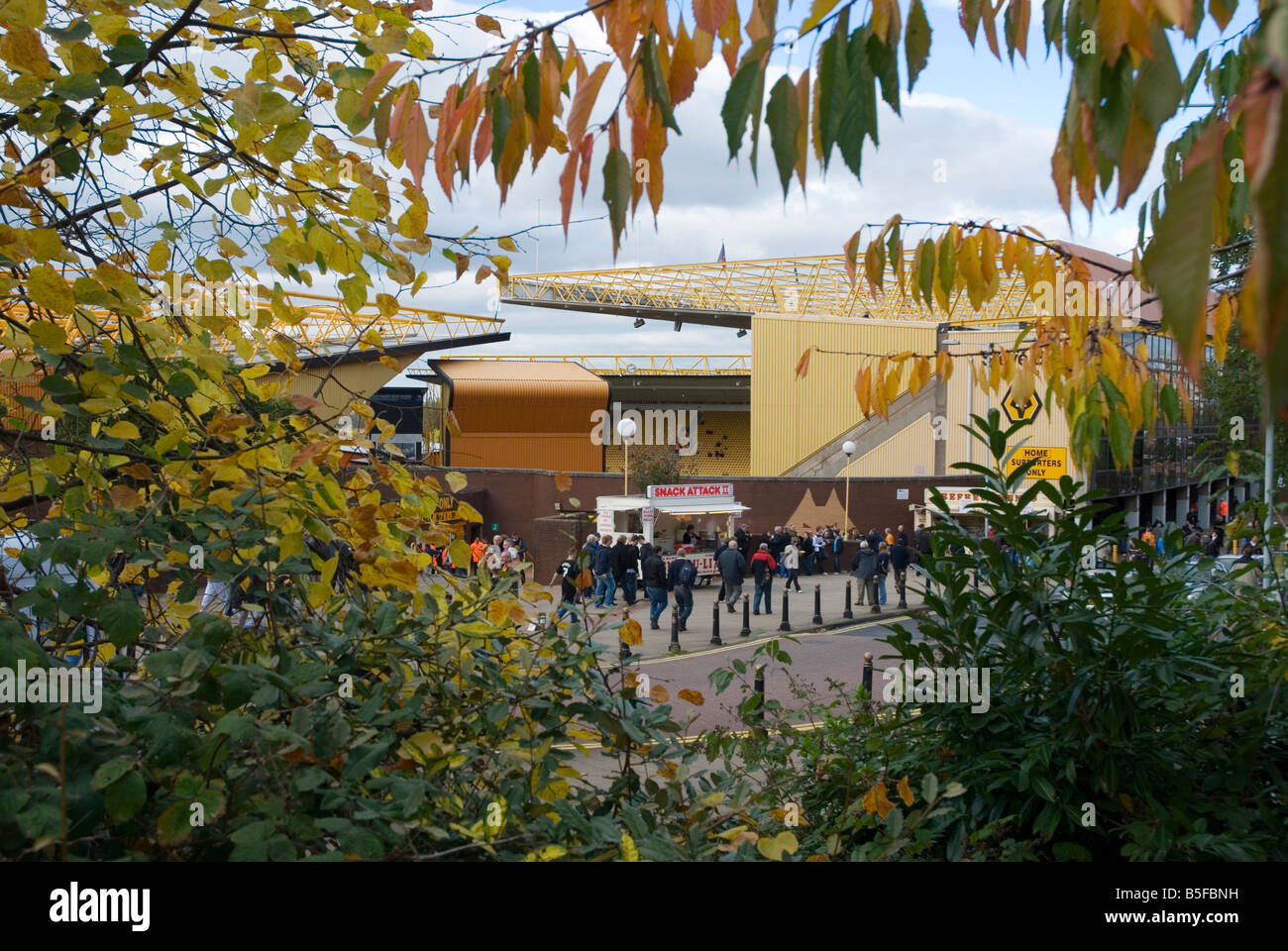 Molineux Stadium Heimat von Wolverhampton wandert Football Club Stockfoto