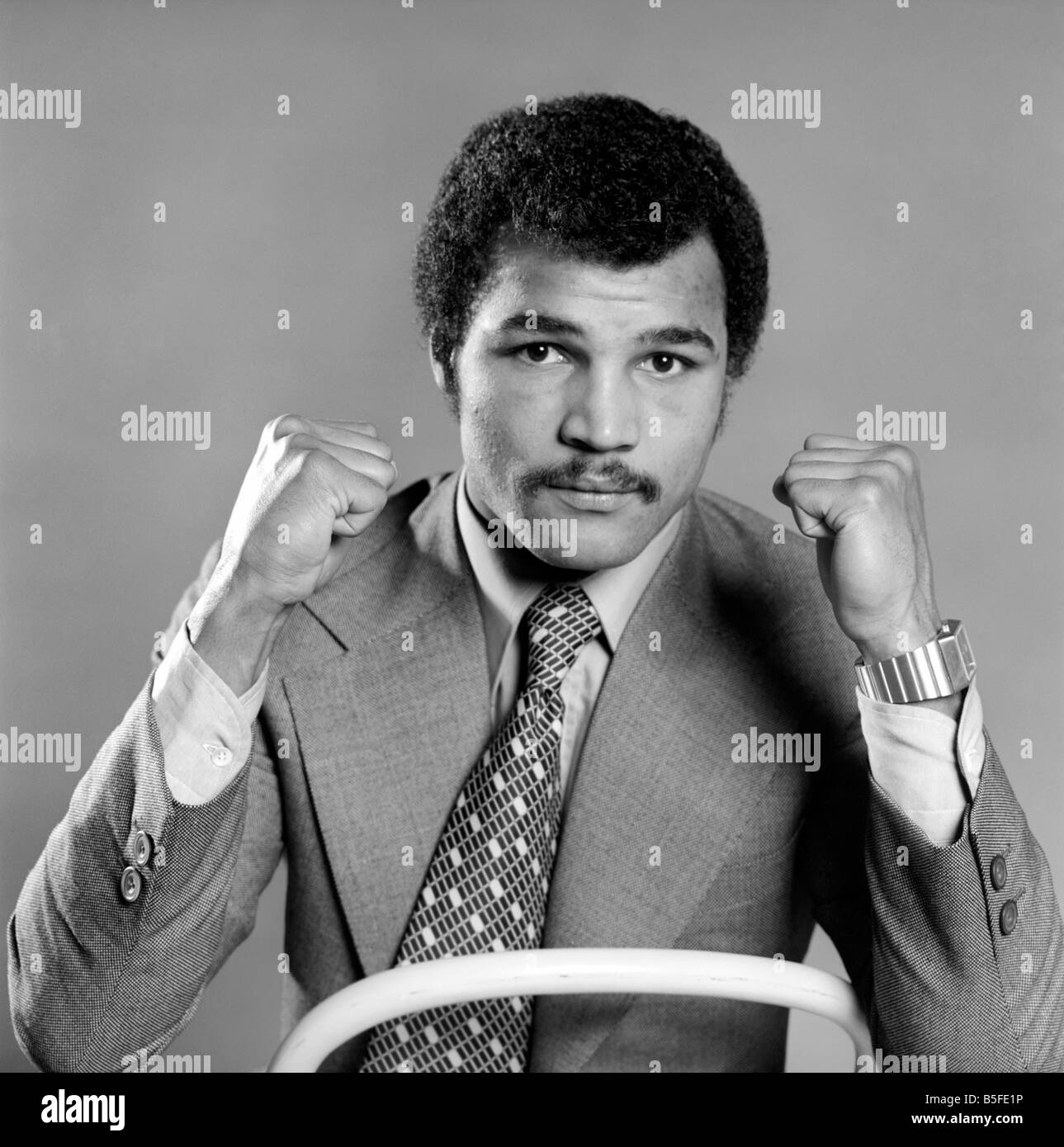 Boxer: John Conteh. November 1974 S74-6746-001 Stockfoto