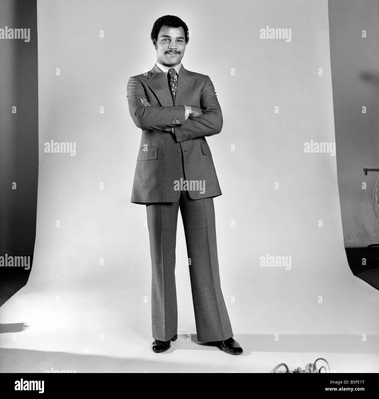 Boxer: John Conteh. November 1974 S74-6746-002 Stockfoto