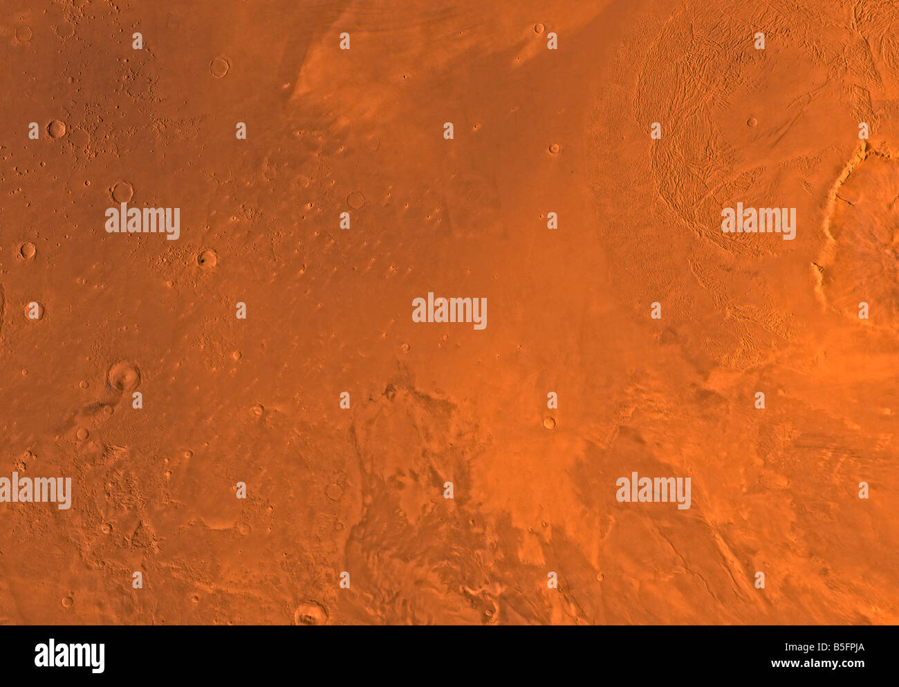 Amazonis Region des Mars. Stockfoto