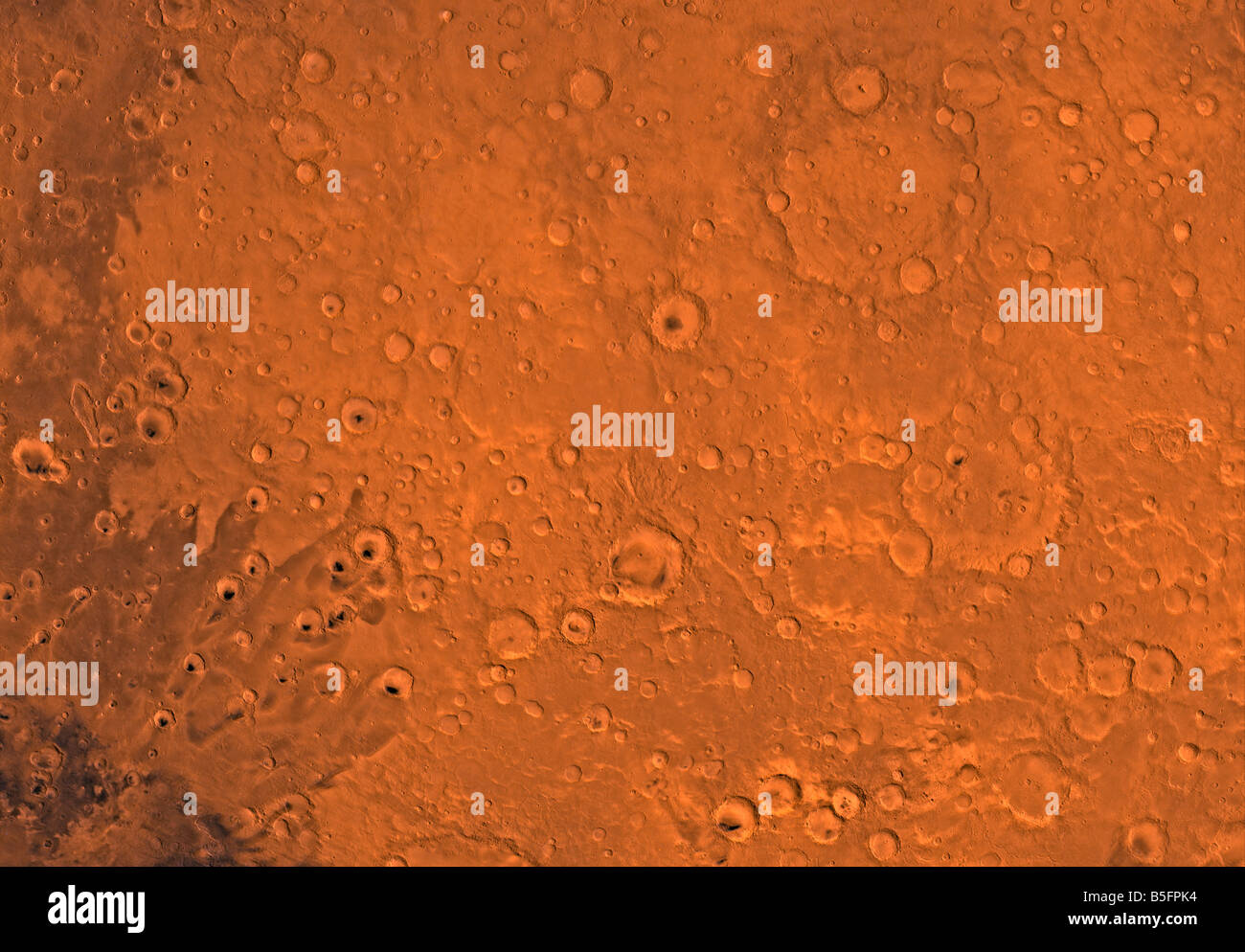 Arabien-Region des Mars. Stockfoto