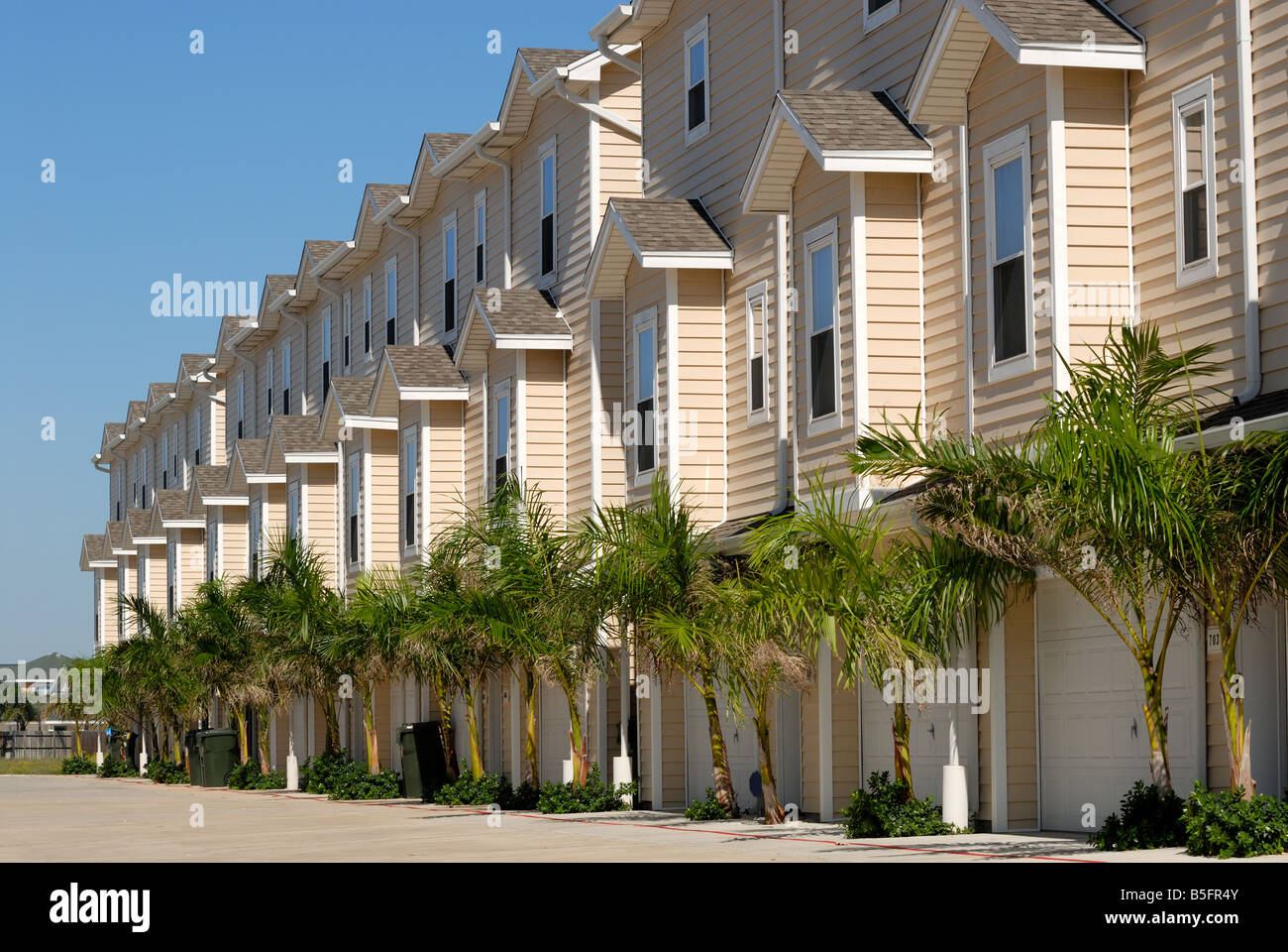 Appartementhaus im Süden der Vereinigten Staaten Stockfoto