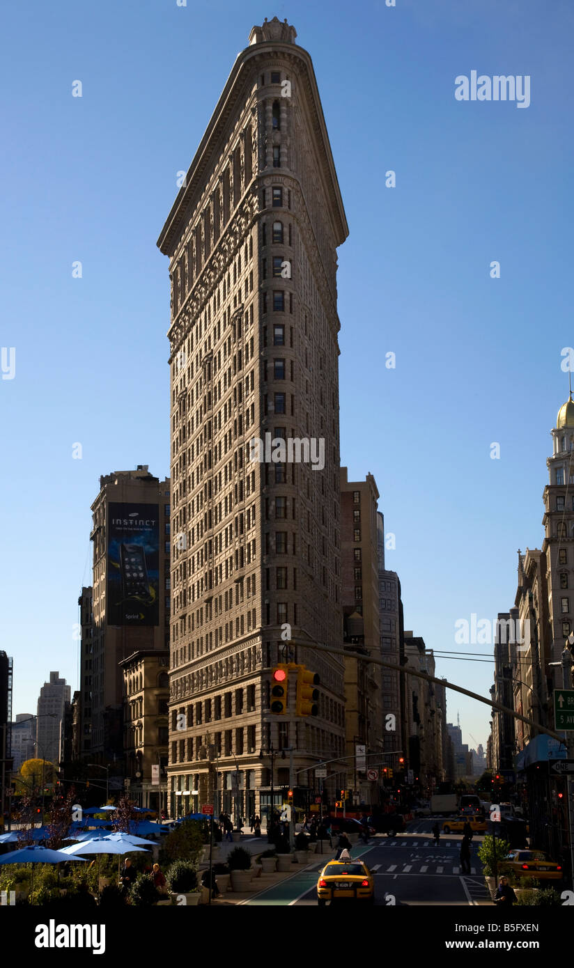 Flatiron Building, 5th Ave, New York, New York, Amerika, usa Stockfoto