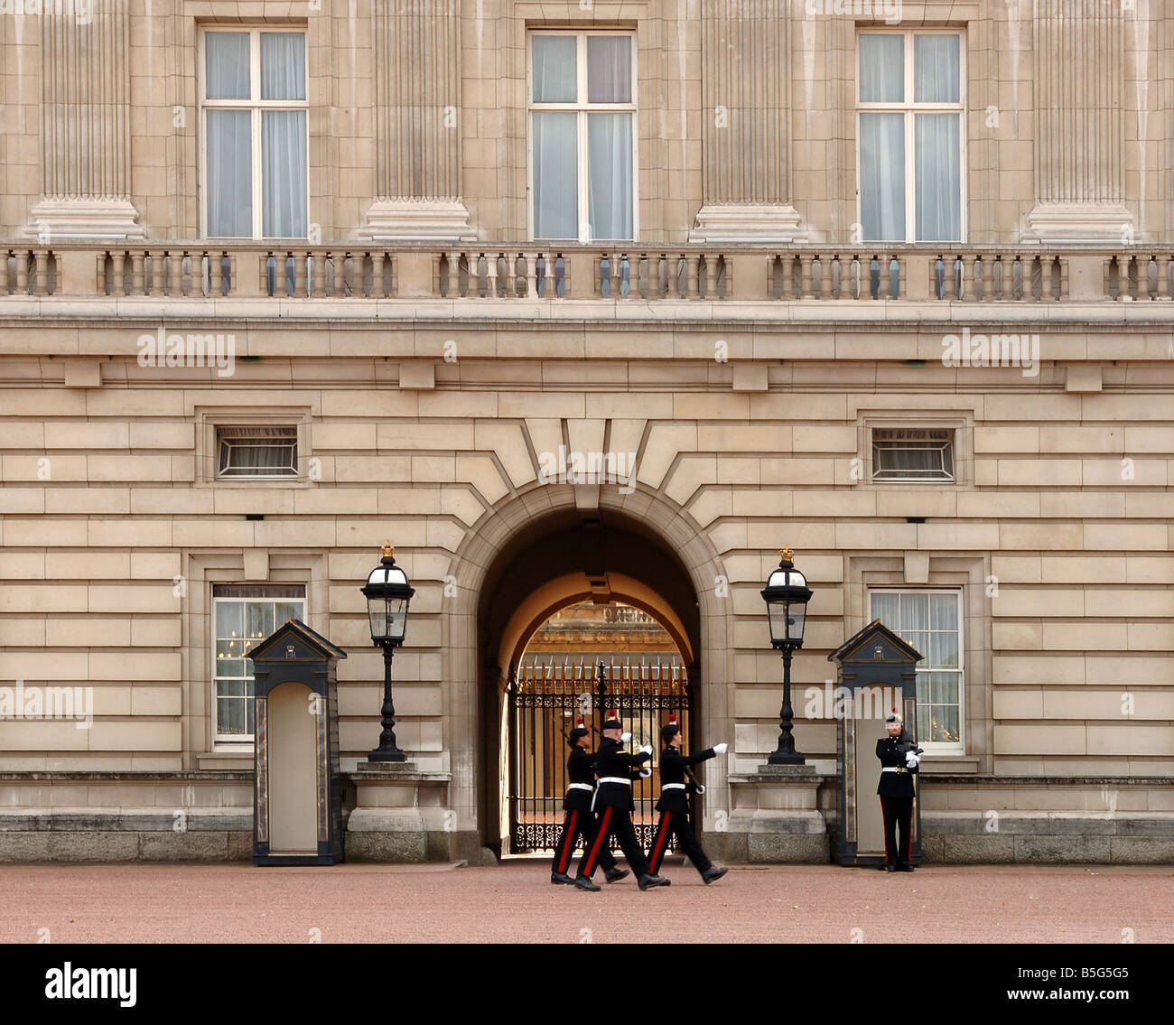 Buckingham Palast London Groß Britannien 2008 Buckingham Palace London Großbritannien 2008 Stockfoto