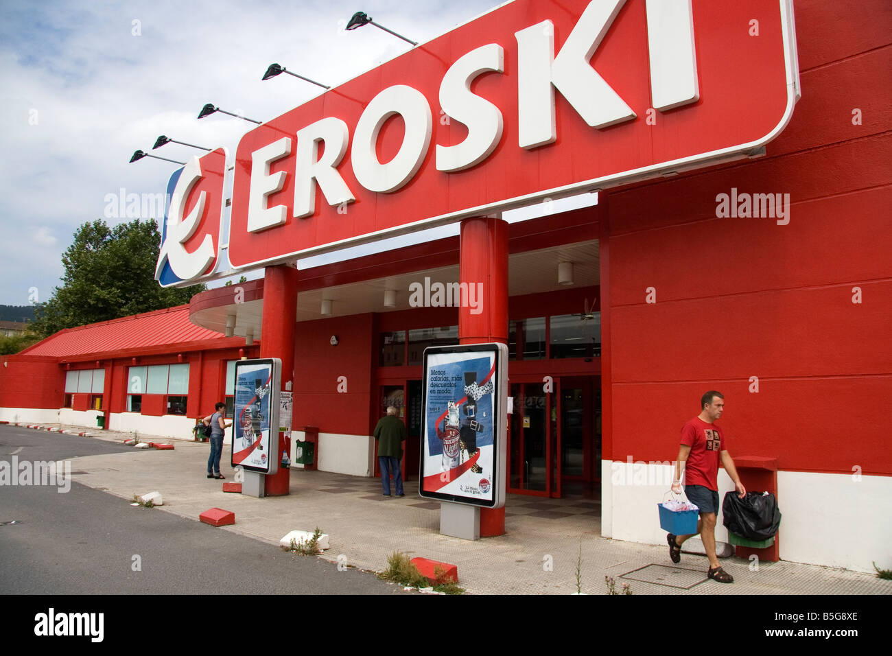 Supermarkt in Guernica in der Provinz von Biskaya baskischen Land Nordspanien Stockfoto