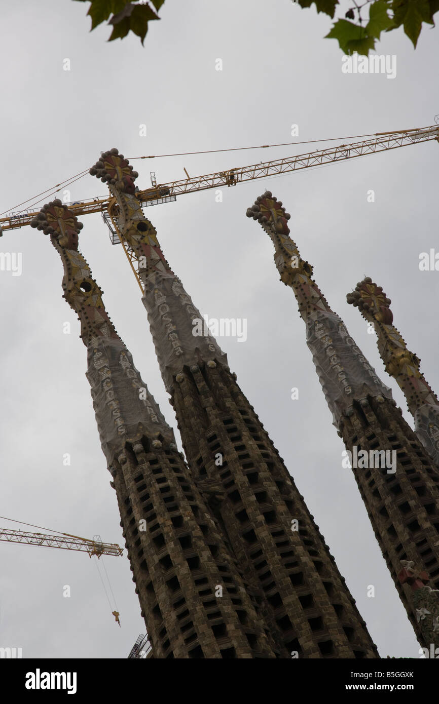 Der Templo Expiatorio De La Sagrada Família (Spanisch, "Expiatory Tempel der Heiligen Familie" Stockfoto