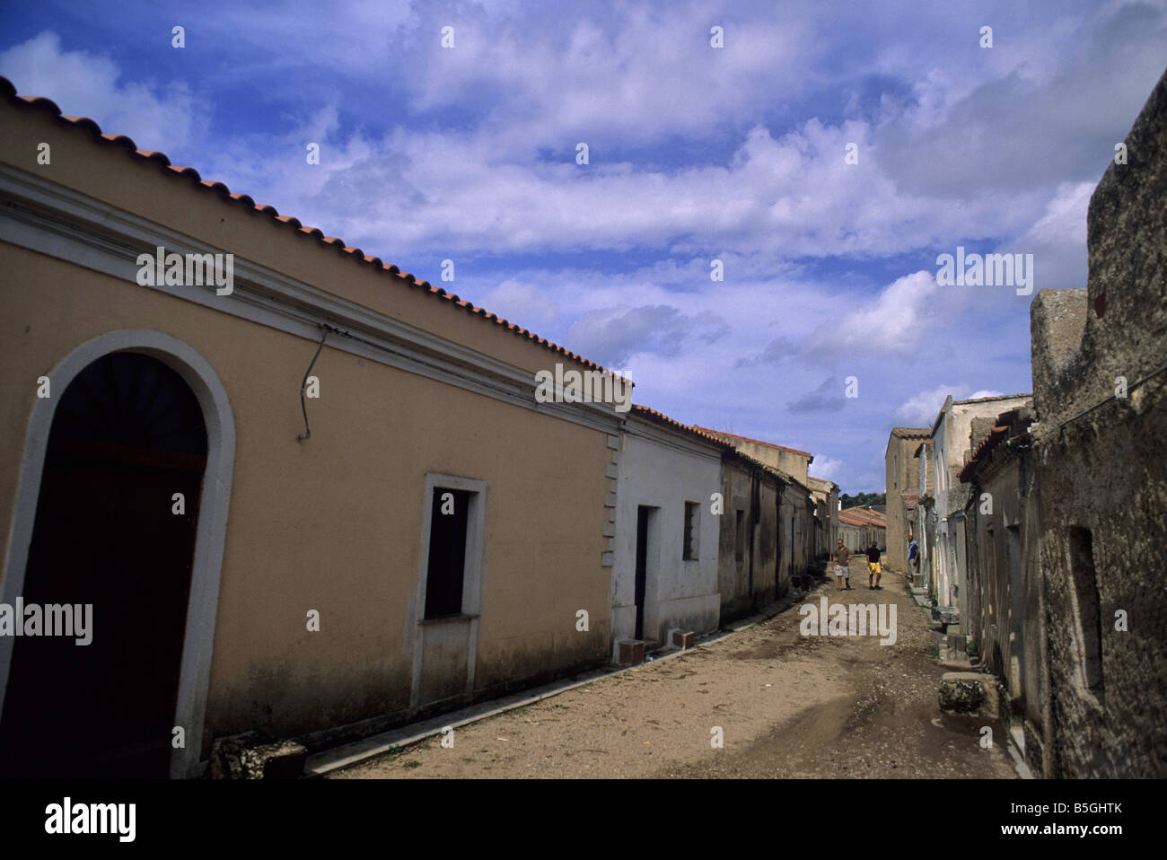 San Salvatore Sinis, Oristano, Sardinien Italien Stockfoto