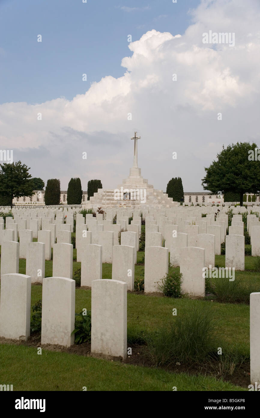 Tyne Cot CommonwealthKriegsgräberFriedhof auf dem Grat von