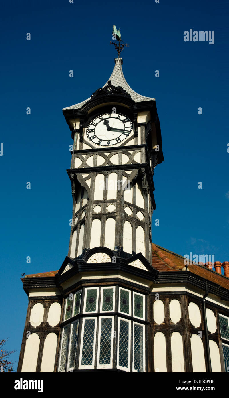 Uhrturm in Burgenstraße, Southsea Stockfoto