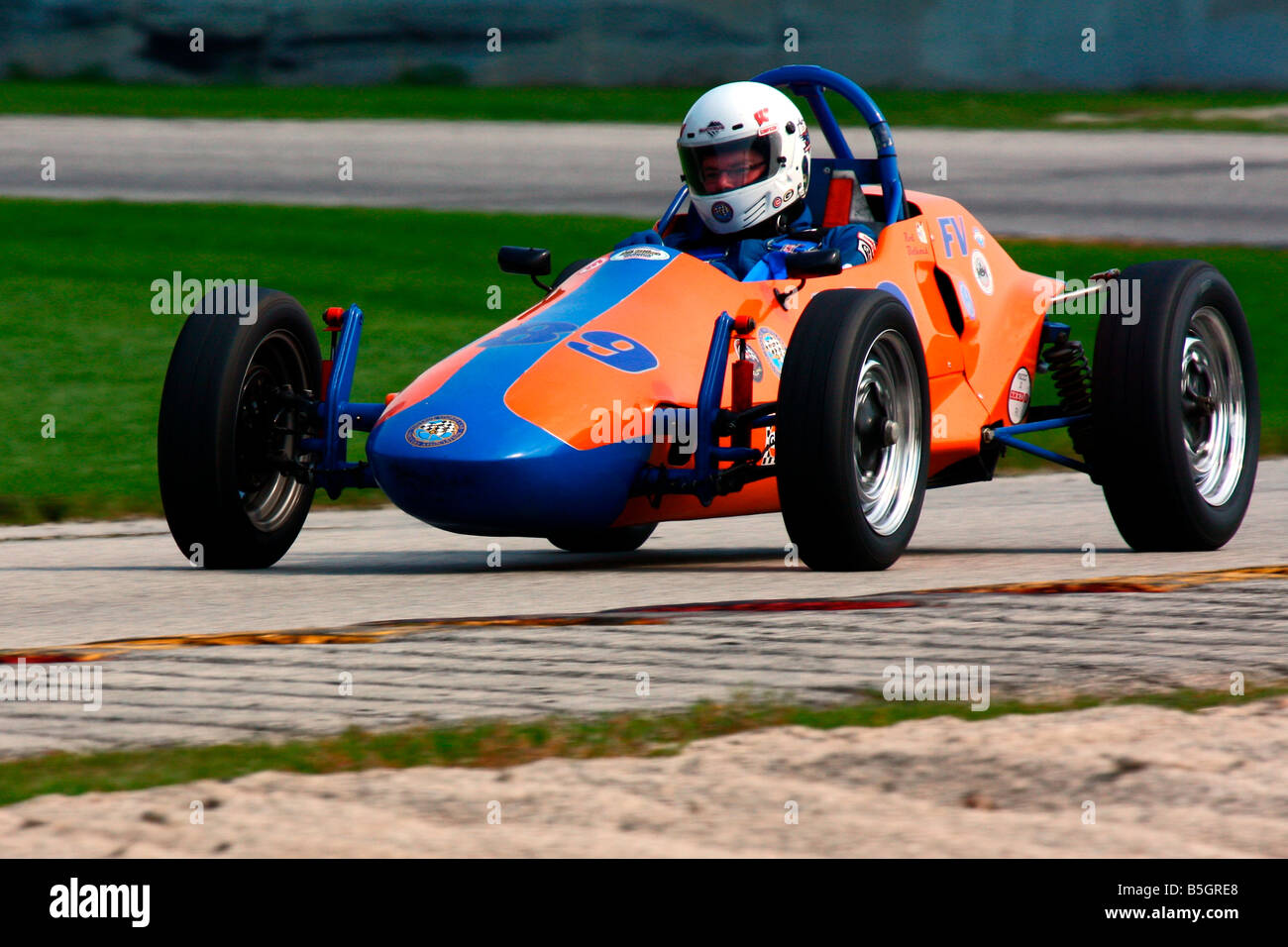 Elkhart Lake Vintage Festival 2008 Road America Wisconsin Stockfoto