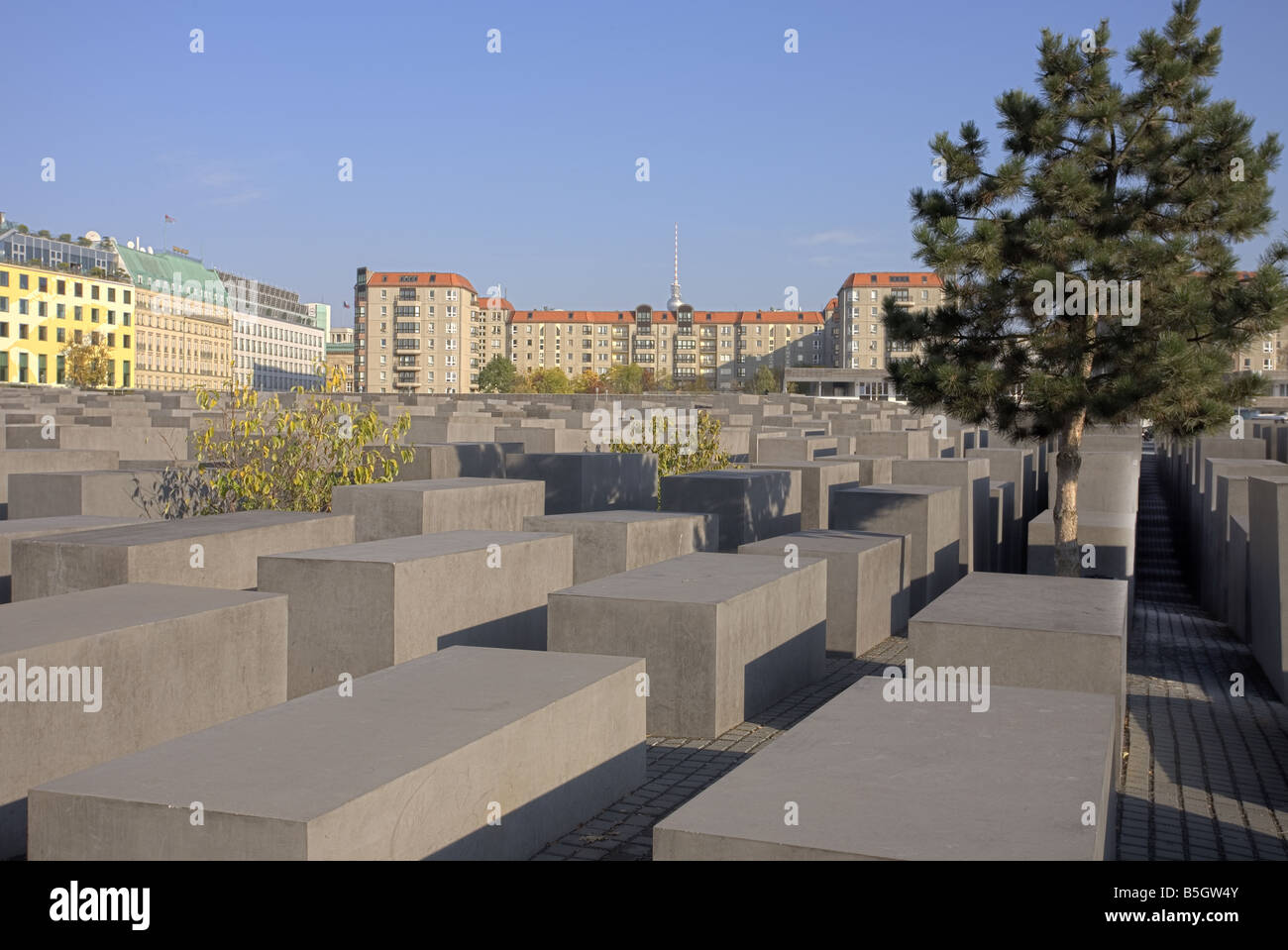 Holocaust Denkmal Berlin Deutschland Stockfoto