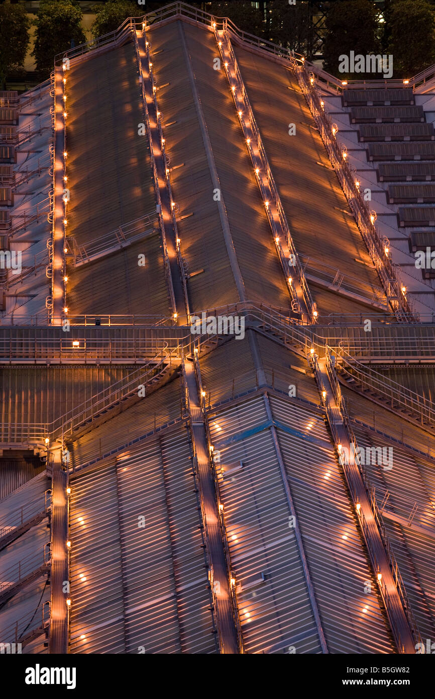 Dach der Bahnhof Liverpool Street, London Stockfoto