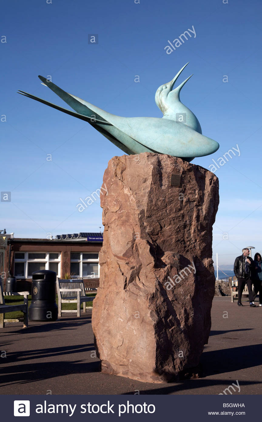 Tern Skulptur, Scottish Seabird Centre North Berwick Schottland Stockfoto