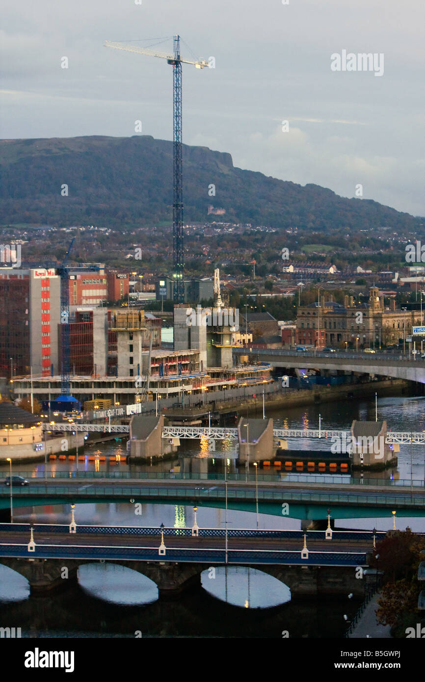 Obel Turm Belfast Nordirland Stockfoto